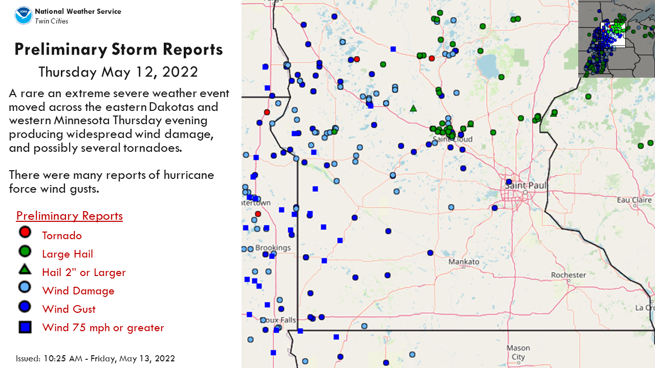 Severe Weather Events May 912, 2022